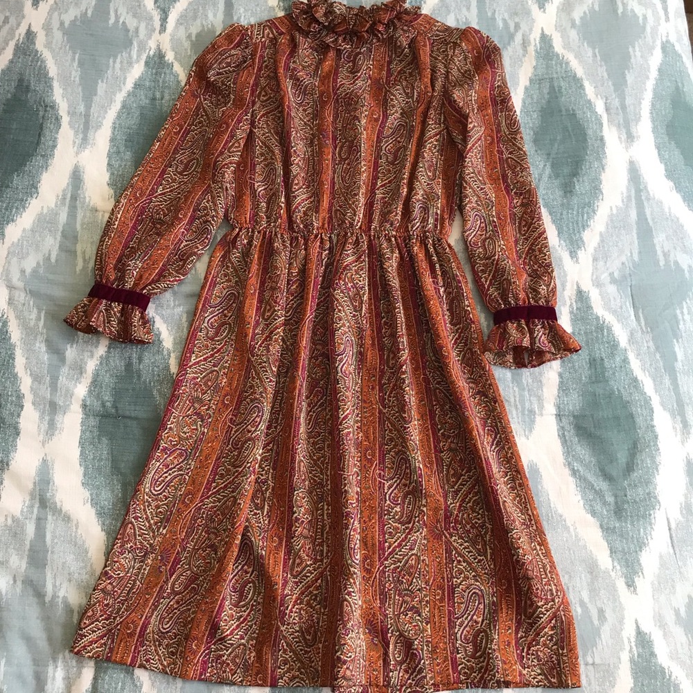 Leslie Fay Vintage Printed Dress